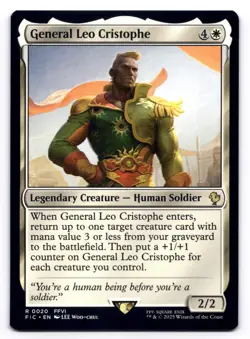 General Leo Cristophe NM Commander: Final Fantasy 0020 MTG Regular - Image 1