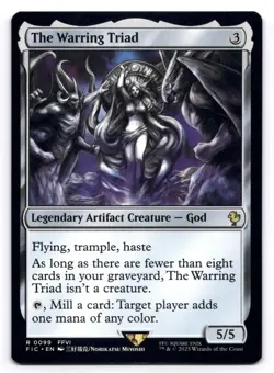 The Warring Triad NM Commander: Final Fantasy 0099 MTG Regular - Image 1