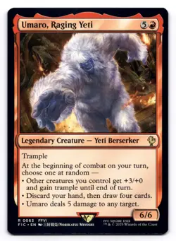 Umaro, Raging Yeti NM Commander: Final Fantasy 0063 MTG Regular - Image 1