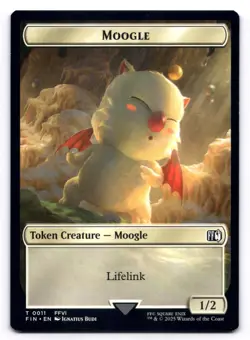 Moogle (0011) Copy (0001) Double-Sided Token NM Final Fantasy MTG Regular - Image 1