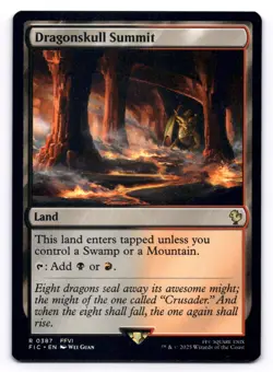 Dragonskull Summit NM Commander: Final Fantasy 0387 MTG Regular - Image 1