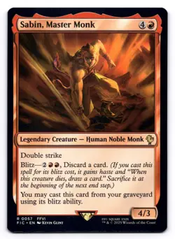 Sabin, Master Monk NM Commander: Final Fantasy 0057 MTG Regular - Image 1