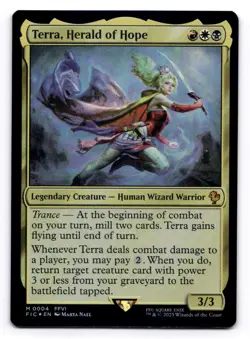 Terra, Herald of Hope NM Commander: Final Fantasy 0004 MTG Foil - Image 1
