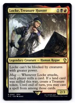 Locke, Treasure Hunter NM Commander: Final Fantasy 0087 MTG Regular - Image 1