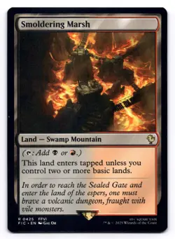 Smoldering Marsh NM Commander: Final Fantasy 0425 MTG Regular - Image 1