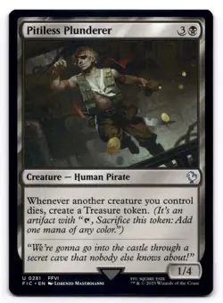 Pitiless Plunderer NM Commander: Final Fantasy 0281 MTG Regular - Image 1