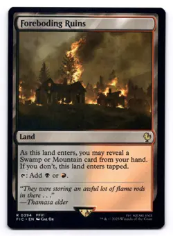 Foreboding Ruins NM Commander: Final Fantasy 0394 MTG Regular - Image 1