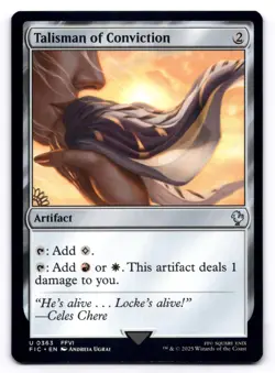 Talisman of Conviction NM Commander: Final Fantasy 0363 MTG Regular - Image 1