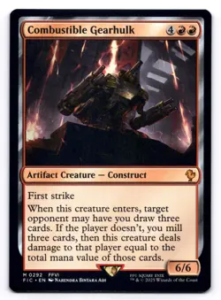 Combustible Gearhulk NM Commander: Final Fantasy 0292 MTG Regular - Image 1