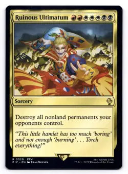 Ruinous Ultimatum NM Commander: Final Fantasy 0329 MTG Regular - Image 1