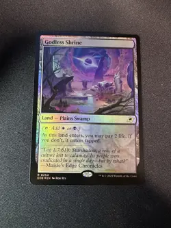 Godless Shrine (EOE 0254)- Edge of Eternities - FOIL - Pack fresh - NM - MTG - Image 2