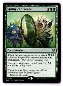 Springleaf Parade 19 Commander: Lorwyn Eclipsed Normal NM - Image 1