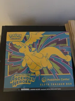 Pokemon Center Elite Trainer Box Mega Evolution Ascended Heroes Dragonite Zekrom - Image 1