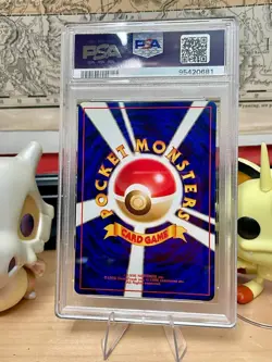 2000 Pokemon Japanese Meganium 154 Neo Premium File Holo PSA 9 - Image 2