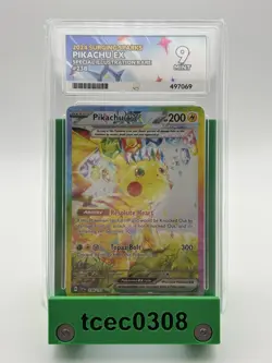 Pikachu ex 238/191 Surging Sparks Special Illustration Rare Pokemon Card ACE 9 - Image 1