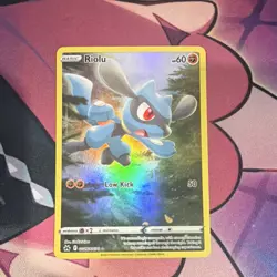 Pokemon Riolu GG26/GG70 Crown Zenith Galarian Gallery Ultra Rare Full Art Holo - Image 1