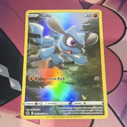 Pokemon Riolu GG26/GG70 Crown Zenith Galarian Gallery Ultra Rare Full Art Holo - Image 2