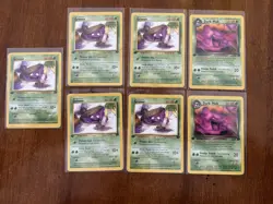 Pokemon Cards Grimer And Dark Muk 2000 Team Rocket 1st Edition - Image 1