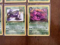 Pokemon Cards Grimer And Dark Muk 2000 Team Rocket 1st Edition - Image 2