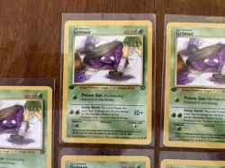 Pokemon Cards Grimer And Dark Muk 2000 Team Rocket 1st Edition - Image 4