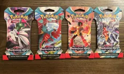 Pokemon Scarlet & Violet Paradox Rift Complete Art Set 4 Packs – Factory sealed - Image 1