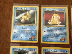 Pokemon TCG Psyduck Lot Of 11 Psyduck And 1 Golduck Vintage Pokemon Cards - Image 2