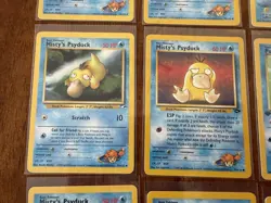 Pokemon TCG Psyduck Lot Of 11 Psyduck And 1 Golduck Vintage Pokemon Cards - Image 3