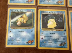 Pokemon TCG Psyduck Lot Of 11 Psyduck And 1 Golduck Vintage Pokemon Cards - Image 4