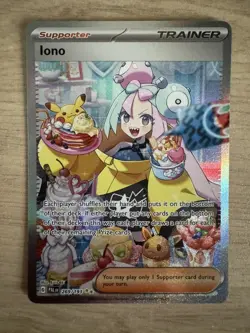 Pokemon TCG Iono 269/193 Paldea Evolved Special Illustration Rare - Image 1