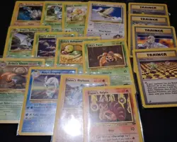 Pokemon Card Lot NM (2000 Gym Challenge) - Image 1