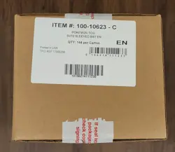 Pokemon SV10 Destined Rivals Sleeved Booster Pack Case 144x - Factory Sealed - Image 1