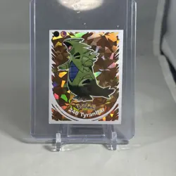 2022 POKEMON Prizma Sticker #097 Tyranitar Gold Star Holo 097 🔥🔥🔥 - Image 1