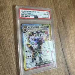 2025 POKEMON SVP EN-SV BLACK STAR PROMO #176 UMBREON EX PSA 10 GEM MINT - Image 3
