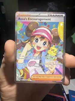 Rosa’s Encouragement SIR 123/088 - Pokemon Mega Evolution Perfect Order English - Image 1