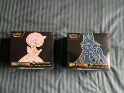 Pokemon Mega Evolution Pokemon Center Elite Trainer Box ETB Set of 2 Sealed - Image 1