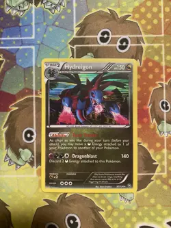 Pokemon TCG Hydreigon Dragons Exalted 97/124 Holo Holo Rare - Image 1