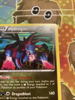 Pokemon TCG Hydreigon Dragons Exalted 97/124 Holo Holo Rare - Image 3