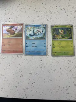 Snivy 001/086 Tepig 011/086 & Oshawott 021/086 Promos Pokemon TCG NM - Image 1