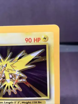 Pokemon TCG Zapdos 16/102 Base Set Unlimited Holo Rare WOTC VTG 1999 NM-/LP+ - Image 3