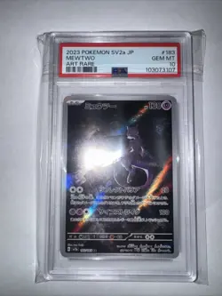 Pokemon Mewtwo AR 183/165 PSA 10 Gem Mint 2023 Japanese SV2a - Image 2