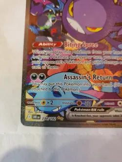 Pokemon TCG Destined Rivals Team Rockets Crobat #234 Special Illustration Rare - Image 5