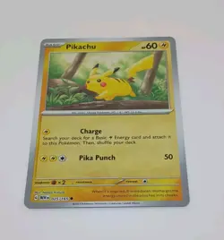 Pokemon TCG Pikachu 025/165 Reverse Holo Scarlet & Violet 151 - Image 2