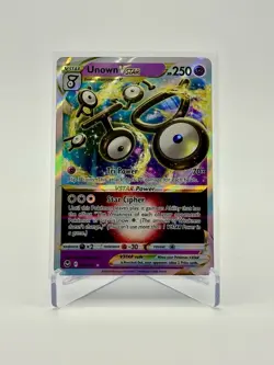 Unown VSTAR 066/195 - Silver Tempest - Ultra Rare Holo Pokemon NM-MINT 🔥 - Image 1