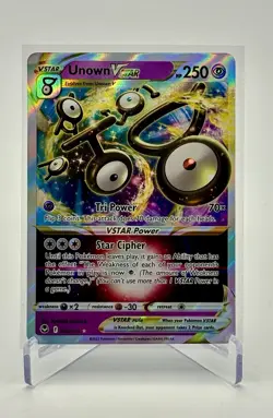 Unown VSTAR 066/195 - Silver Tempest - Ultra Rare Holo Pokemon NM-MINT 🔥 - Image 2