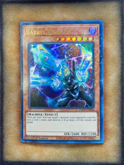 Yugioh Barrel Dragon HAC1-EN006 Duel Terminal Ultra Rare 1st Ed NM - Image 1