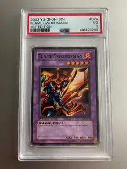 Yu-Gi-Oh! Flame Swordsman #SDJ-024 1st Edition - Image 1
