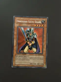 Obnoxious Celtic Guard CT1-EN006 Secret Rare Limited Edition NM YuGiOh - Image 1