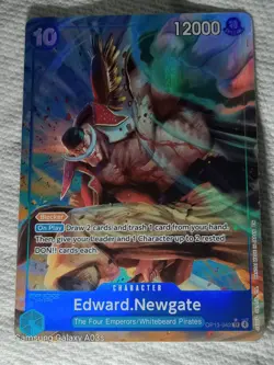 Edward Newgate Alt Art OP13-042 Carrying On His Will One Piece TCG English NM - Image 1
