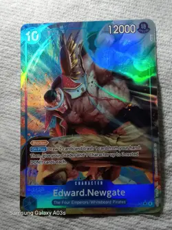 Edward Newgate Alt Art OP13-042 Carrying On His Will One Piece TCG English NM - Image 2