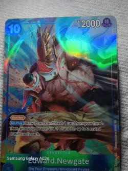 Edward Newgate Alt Art OP13-042 Carrying On His Will One Piece TCG English NM - Image 3